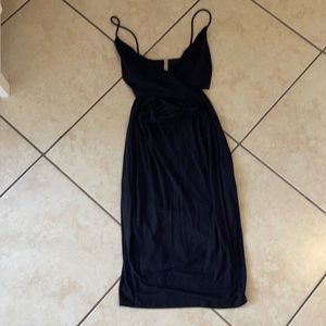 Simple black dress
